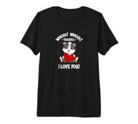 Kawaii Kids I Love You Black & White Guinea Pig Lover Maglietta Premium