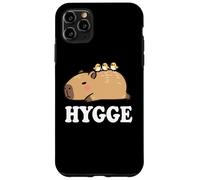 Kawaii Kids Sleep Hygge Boys Girls Capybara Pajama Shirt Custodia per iPhone 11 Pro Max