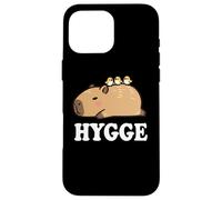 Kawaii Kids Sleep Hygge Boys Girls Capybara Pajama Shirt Custodia per iPhone 16 Pro Max