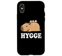 Kawaii Kids Sleep Hygge Boys Girls Capybara Pajama Shirt Custodia per iPhone X/XS