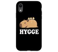 Kawaii Kids Sleep Hygge Boys Girls Capybara Pajama Shirt Custodia per iPhone XR