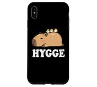 Kawaii Kids Sleep Hygge Boys Girls Capybara Pajama Shirt Custodia per iPhone XS Max