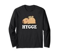 Kawaii Kids Sleep Hygge Boys Girls Capybara Pajama Shirt Maglia a Manica