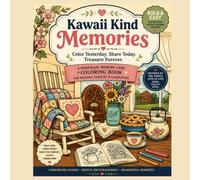 Kawaii Kind Moments: A coloring journey through golden days