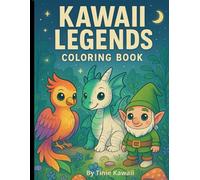 Kawaii Legends: Coloring Mythical Animals: Légende Kawaii: Coloriage d'animaux mythiques