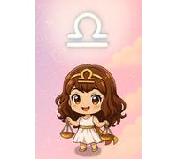 Kawaii Libra with Chibi Girl: Lined Kawaii Notebook | Cute Libra Zodiac Journal for Writing and Drawing