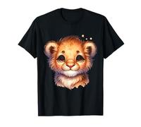 Kawaii Lion Cub Design per Bambini - Cute Baby Lion Maglietta