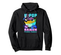 Kawaii Love Coffee Videogiochi Ramen e K-Pop Fan Regalo Felpa con Cappuccio