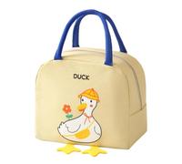 Kawaii Lunch Box | Cartoon Duck Leakproof Reusable Aluminum Foil Lining