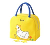 Kawaii Lunch Box | Cartoon Duck Leakproof Reusable Aluminum Foil Lining