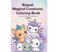 Kawaii Magical Creatures Coloring Book: A Super Cute Coloring Adventure