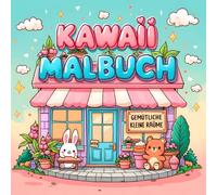 Kawaii Malbuch für Erwachsene: Kleine gemütliche Räume - kreatives Ausmalen zur Entspannung und zum Stressabbau