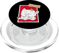 Kawaii Maneki-Neko Anime Cat Japanese Good Luck Feng Shui PopSockets PopGrip per MagSafe