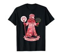 Kawaii Medico Peste San Valentino Gotico Rosa Raven Maglietta