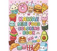 kawaii mini food: coloring book