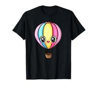 Kawaii Mongolfiera Carino Cielo Maglietta