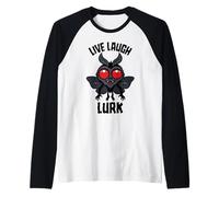 Kawaii Mothman Leggendario Lurker Cryptid Maglia con Maniche Raglan