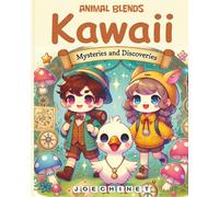 Kawaii - Mysteries and Discoveries: 50 thrilling stories, adorable hybrids, and magical mysteries to color & collect!