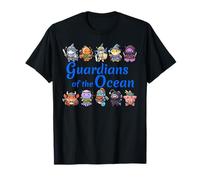 Kawaii Ocean Warriors Women Men Fantasy Rpg Gift Maglietta