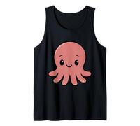 Kawaii Octopus Cute Cartoon Sea Creatura Illustrazione Canotta
