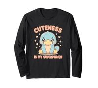 Kawaii Ornitorinco - La carineria è Il Mio superpotere Maglia a Manica
