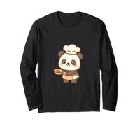 Kawaii Panda Chef Panda carino cucina panda per gli amanti del cibo Maglia a Manica