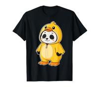 Kawaii Panda in a Duck Costume per Ragazze Bambini Anatra Maglietta