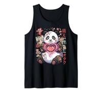 Kawaii Panda with Heart Sweet Panda Bear with a Heart Symbol Canotta