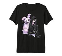 Kawaii Pastel Goth Bunny Anime Triste Emo Girl Alternativa Maglietta Premium