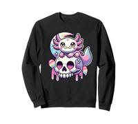 Kawaii Pastel Goth Simpatico Scheletro di Pipistrello Felpa
