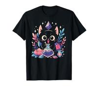 Kawaii Pastel Magic, Cat Wizard per Gatti, Amanti Maglietta