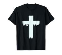 Kawaii Pastello Drippy Cross, Gurokaw Giapponese Goth Estetica Maglietta