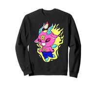 Kawaii Pastello Goth Carino Creatura Raccapricciante Demone Alato Menhera Felpa