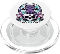Kawaii pastello goth simpatico scheletro di pipistrello PopSockets PopGrip per MagSafe