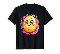 Kawaii Patata Adorabile Viso Divertente Espressione Maglietta