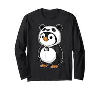 Kawaii Penguin In Panda Costume per Ragazze Bambini Penguin Lover Maglia a Manica