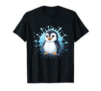 Kawaii Penguin Splash Baby Arctic Winter per Bambini Maglietta