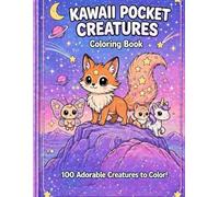 Kawaii Pocket Creatures Coloring Book for Kids: A Fun and Relaxing Coloring Book with Cute Creatures and Simple Designs