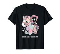 Kawaii Pony Ride con Cuore Vincere con Stile Maglietta