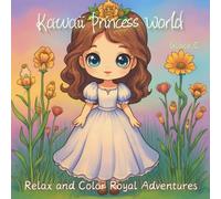 Kawaii Princess World: Relax and Color Royal Adventures