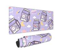 Kawaii Rabbit Milk Gaming Mouse Pad Large XL Carino Desk Mat Long Extended Pads Big Mousepad per Home Office Decor Accessori