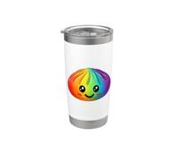Kawaii Rainbow Dumpling squishy Raviolo cutie Arcobaleno Bicchiere termico in acciaio inox doppia parete