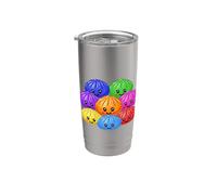 Kawaii Rainbow Dumpling squishy Raviolo cutie tutti diversi Bicchiere termico in acciaio inox doppia parete