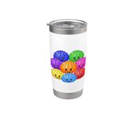 Kawaii Rainbow Dumpling squishy Raviolo cutie tutti diversi Bicchiere termico in acciaio inox doppia parete
