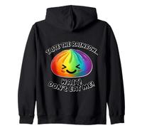 Kawaii Rainbow Dumpling Squishy Raviolo Divertente Cutie Felpa con Cappuccio