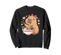 Kawaii Ramen Capybara Carino Amante Capy Bambini Ragazze Donne Felpa