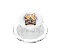 Kawaii Ramen Carino Anime Cane Corgi Tagliatelle Giapponesi PopSockets PopGrip per MagSafe