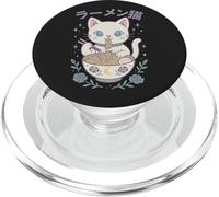 Kawaii Ramen Carino Gatto Pastello Gotico Stile Giappon PopSockets PopGrip per MagSafe