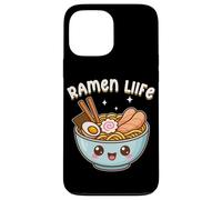 Kawaii Ramen Vita Ciotola Di Ramen Noodles Zuppa Anime Otaku Custodia per iPhone 13 Pro Max
