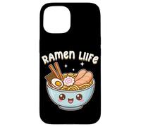 Kawaii Ramen Vita Ciotola Di Ramen Noodles Zuppa Anime Otaku Custodia per iPhone 15